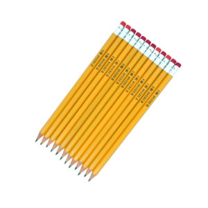 12 #HB yellow pencils