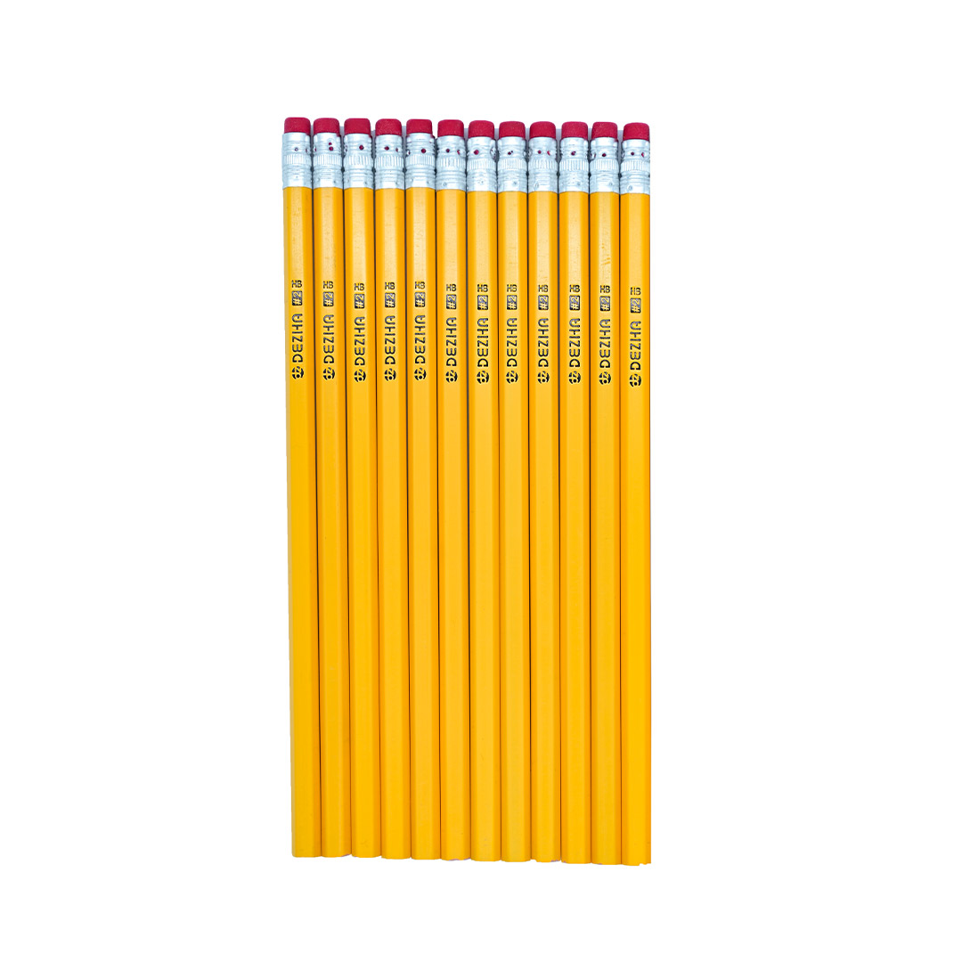 Dibujar Puñalada Parámetros 12 Ct. #2HB Yellow Pencil Pack - Dezha