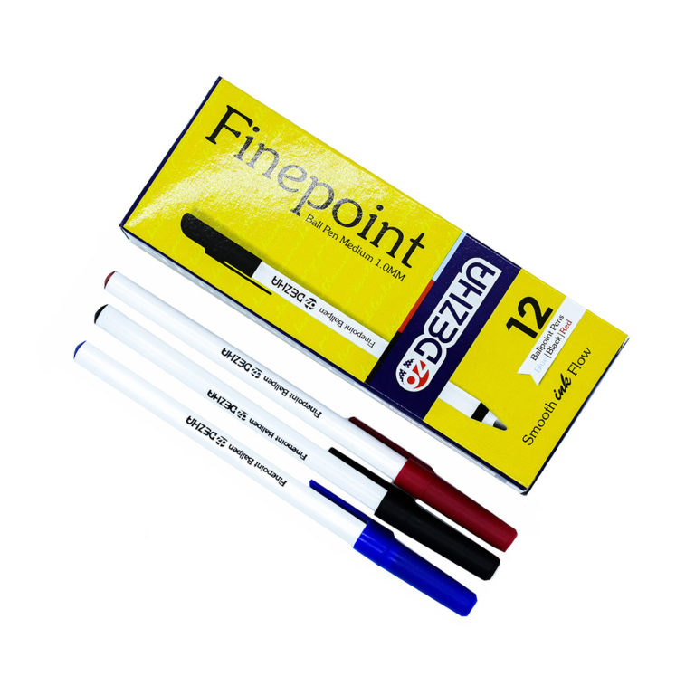 color ball point pens pack of 12