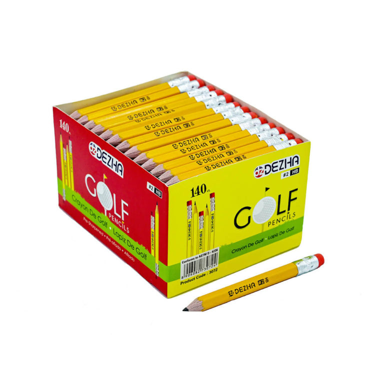 Yellow NO.2 HB golf Pencils