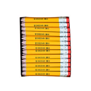 Daily use golf pencils with eraser packages
